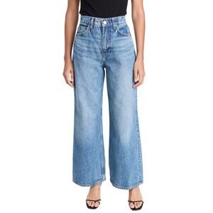 Reformation Blue Wide-Leg Jeans